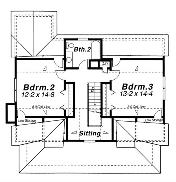 Second Floor image of BUTLER House Plan